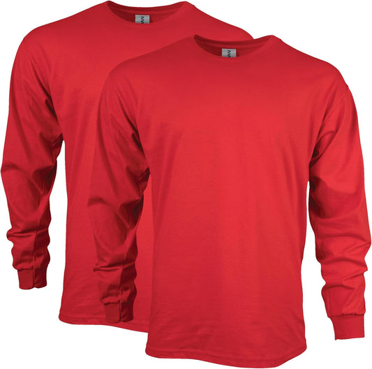 Adult Ultra Cotton Long Sleeve T-Shirt, Style G2400, Multipack